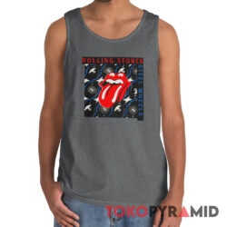 80s Vintage Rolling Stones Steel Wheels Tour 1989 Unique Tank Top