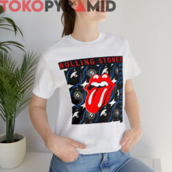 80s Vintage Rolling Stones Steel Wheels Tour 1989 Unique T-shirt 2 80s Vintage Rolling Stones Steel Wheels Tour 1989 Unique White T shirt