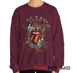 80s Vintage Rolling Stones Tattoo You 1981 World Tour Rare Sweatshirt