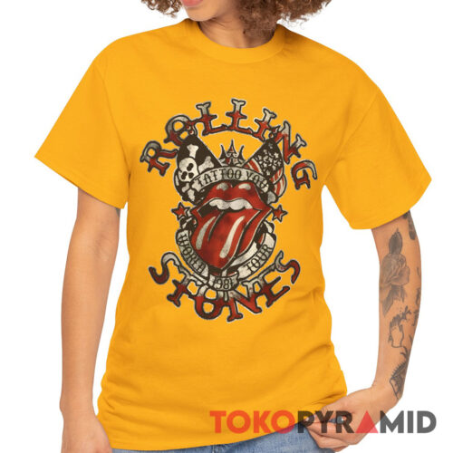 80s Vintage Rolling Stones Tattoo You 1981 World Tour Rare T Shirt
