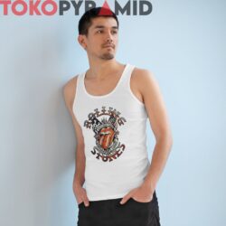 80s Vintage Rolling Stones Tattoo You 1981 World Tour Rare Shirt 3 80s Vintage Rolling Stones Tattoo You 1981 World Tour Rare White Tank Top