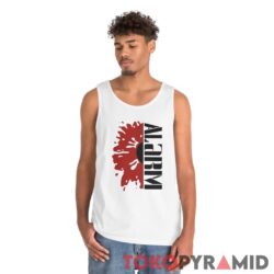 80s Vintage The Alarm Band 1986 Tour Rare Rock Band 2 80s Vintage The Alarm Band 1986 Tour Rare Rock Band White Tank Top