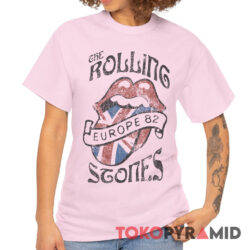 80s Vintage The Rolling Stones Europe 82 Rare T Shirt