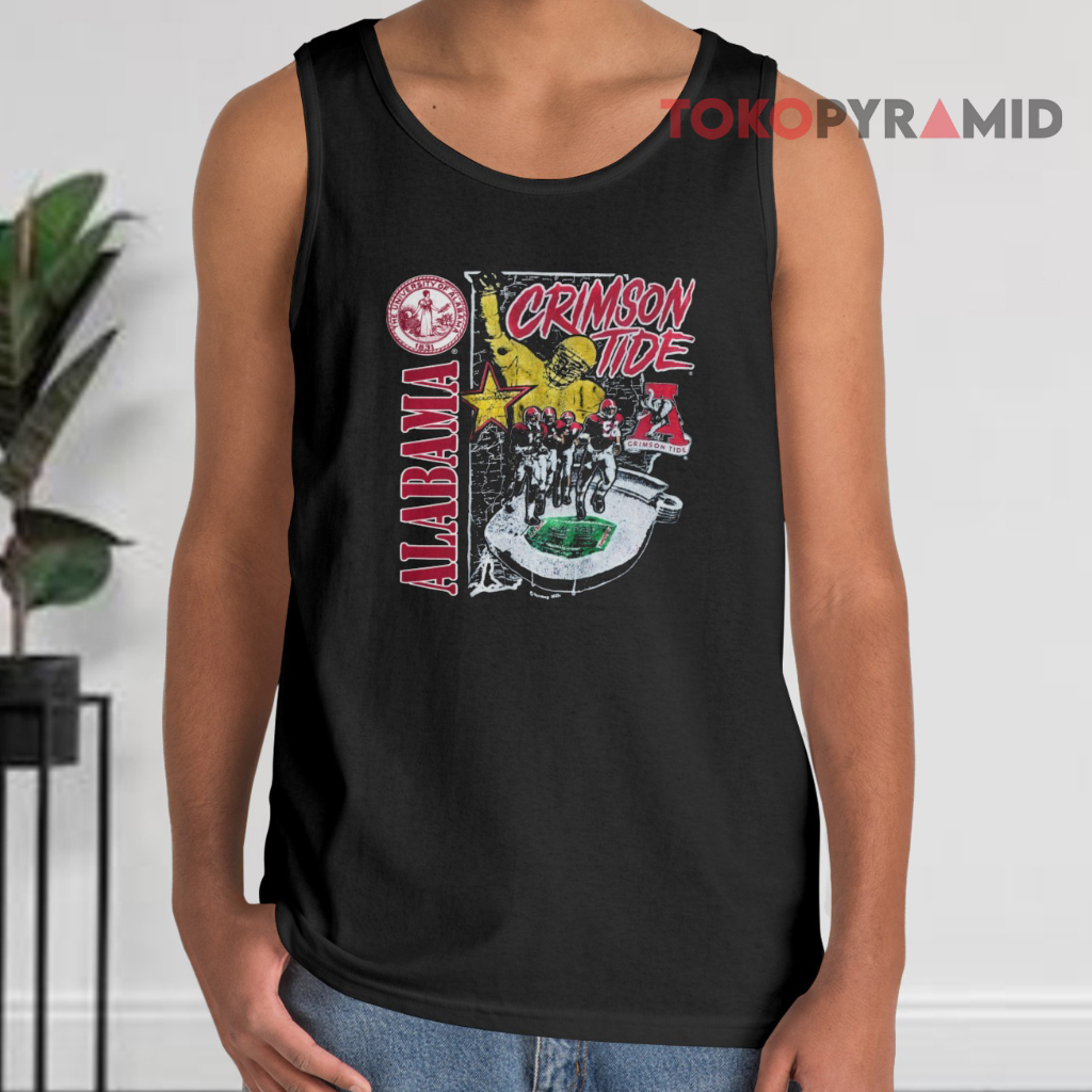 90s Alabama Crimson Tide Football Tank Top 90s Alabama Crimson Tide Football Tank Top