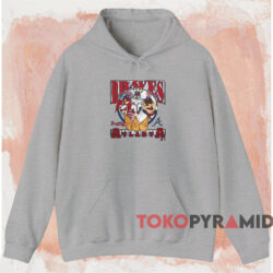 90s Atlanta Braves Looney Tunes Shirt Grey Hoodie