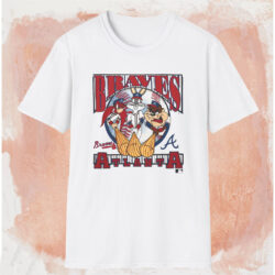 90s Atlanta Braves Looney Tunes Shirt White T shirt
