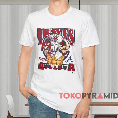 90s Atlanta Braves Looney Tunes Shirt White T shirt