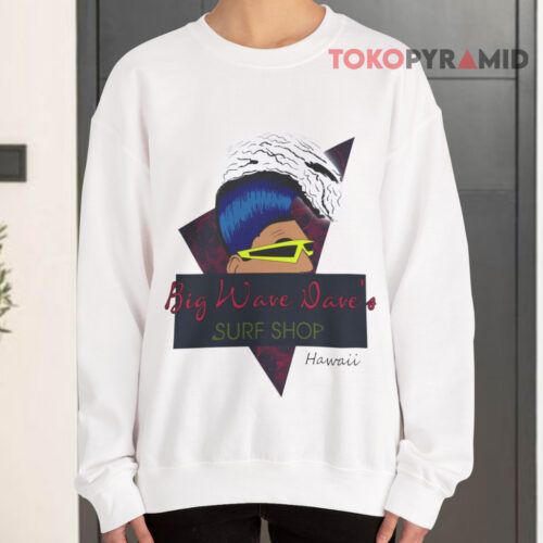90s Big Wave Dave's Surf Shop Hawaii Vintage Sweatshirt 90s Big Wave Dave's Surf Shop Hawaii Vintage Sweatshirt