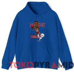 90s Charles Barkley Philadelphia 76ers Caricature T-Shirt 2 90s Charles Barkley Philadelphia 76ers Caricature T shirt Blue Hoodie
