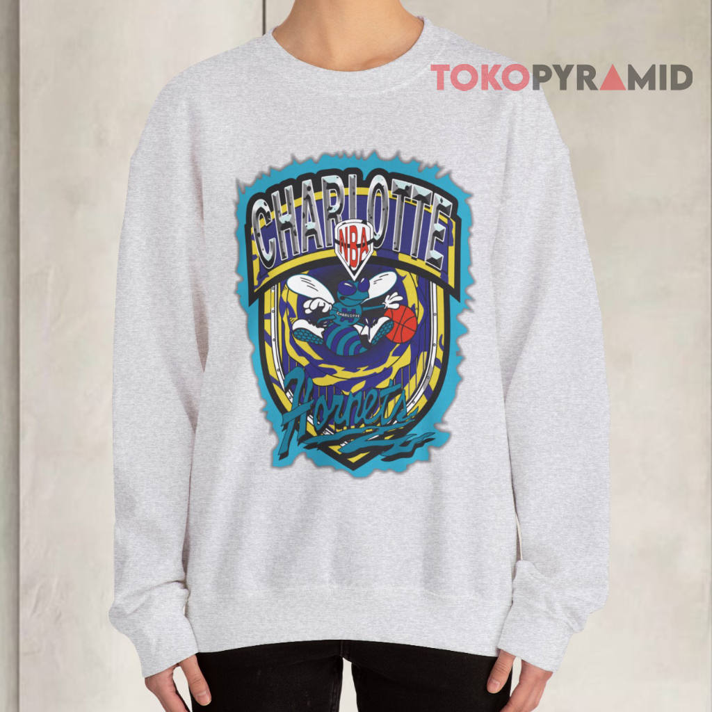 90s Charlotte Hornets Basketball Nba Sweatshirt 90s Charlotte Hornets Basketball Nba Sweatshirt
