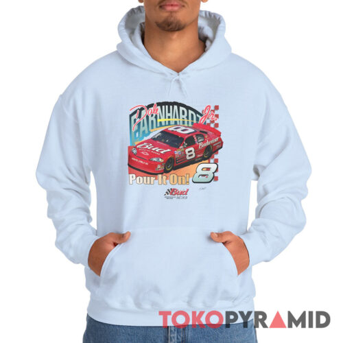 90s Dale Earnhardt Jr 8 T shirt Rare Budweiser Nascar Hoodie
