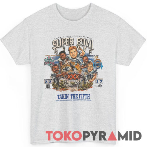 90s Dallas Cowboys Caricature Takin' The Fifth Super Bowl Champs T Shirt 90s Dallas Cowboys Caricature Takin' The Fifth Super Bowl Champs T Shirt