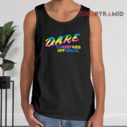 90's Dare Keep Kids Off Drugs Colorful Shirt 2 90s Dare Keep Kids Off Drugs Colorful Tank Top