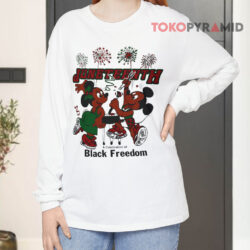90s Disney Mickey Minnie Juneteenth A Celebration Of Black Freedom Shirt 4 90s Disney Mickey Minnie Juneteenth A Celebration Of Black Freedom Long sleeved