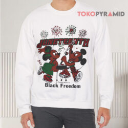 90s Disney Mickey Minnie Juneteenth A Celebration Of Black Freedom Shirt 3 90s Disney Mickey Minnie Juneteenth A Celebration Of Black Freedom Sweatshirt