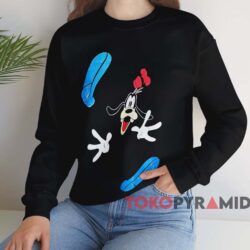 90s Goofy Space Black T-shirt 4 90s Goofy Space Black T shirt Black Sweatshirt