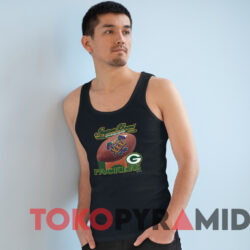 90s Green Bay Packers Super Bowl Champions Football T-shirt 4 90s Green Bay Packers Super Bowl Champions Football T shirt Black TankTop