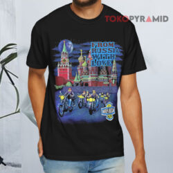 90s Harley Davidson From Russia With Love Black T shirt