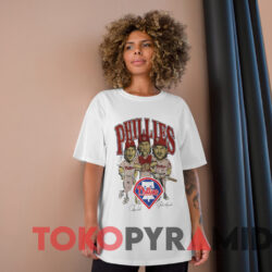 90s Lenny Dykstra Miles Teller Philadelphia Phillies T shirt White T shirt