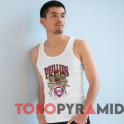 90s Lenny Dykstra Miles Teller Philadelphia Phillies T-shirt 4 90s Lenny Dykstra Miles Teller Philadelphia Phillies T shirt White TankTop