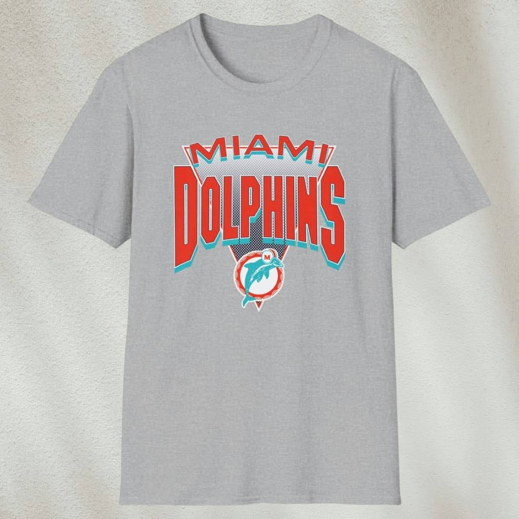 90s Miami Dolphins Nfl Shirt Grey T shirt 90s Miami Dolphins Nfl Shirt Grey T shirt