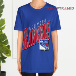 90s New York Rangers Vintage Nhl Blue T shirt