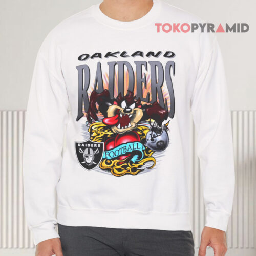 90s Oakland Raiders Taz Looney Tunes Nfl Sweatshirt 90s Oakland Raiders Taz Looney Tunes Nfl Sweatshirt