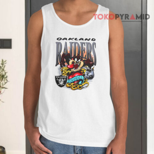 90s Oakland Raiders Taz Looney Tunes Nfl Tank Top 90s Oakland Raiders Taz Looney Tunes Nfl Tank Top