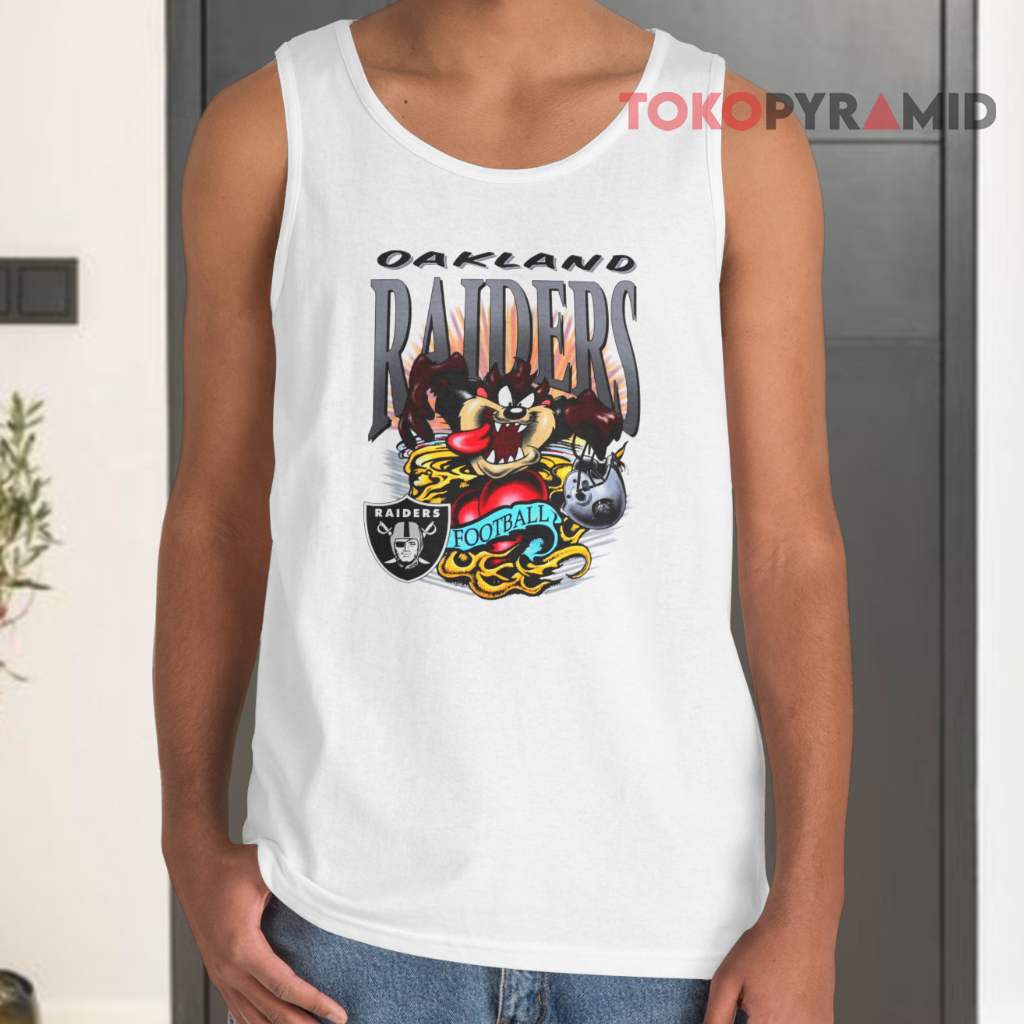 90s Oakland Raiders Taz Looney Tunes Nfl Tank Top 90s Oakland Raiders Taz Looney Tunes Nfl Tank Top