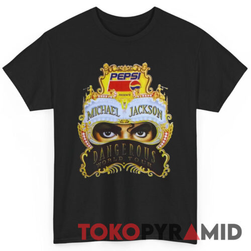 90s Pepsi Michael Jackson Dangerous World Tour Shirt