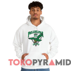 90's Philadelphia Eagles Fruit Of The Loom NFL T-shirt 2 90's Philadelphia Eagles Fruit Of The Loom Nfl T shirt White Hoodie