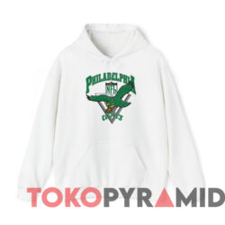 90's Philadelphia Eagles Fruit Of The Loom NFL T-shirt 3 90's Philadelphia Eagles Fruit Of The Loom Nfl T shirt White Hoodie