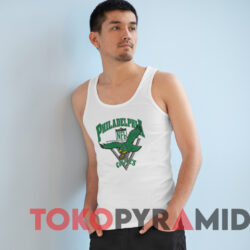 90's Philadelphia Eagles Fruit Of The Loom NFL T-shirt 4 90's Philadelphia Eagles Fruit Of The Loom Nfl T shirt White TankTop