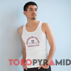 90s Philadelphia Phillies Baseball Club USA Souvenir T-Shirt 4 90s Philadelphia Phillies Baseball Club Usa Souvenir T shirt White TankTop