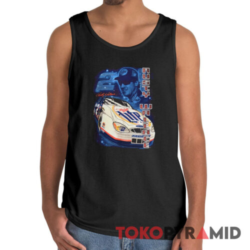 90s Rusty Wallace Miller Lite T shirt Ford Taurus Nascar Racing Tank Top