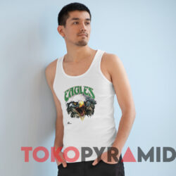 90's Philadelphia Eagles T-shirt 4 90s Salem Sportswear Philadelphia Eagles T shirt White TankTop