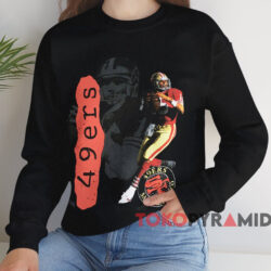 90s San Francisco 49ers Joe Montana T-shirt 3 90s San Francisco 49ers Joe Montana T shirt Black Sweatshirt