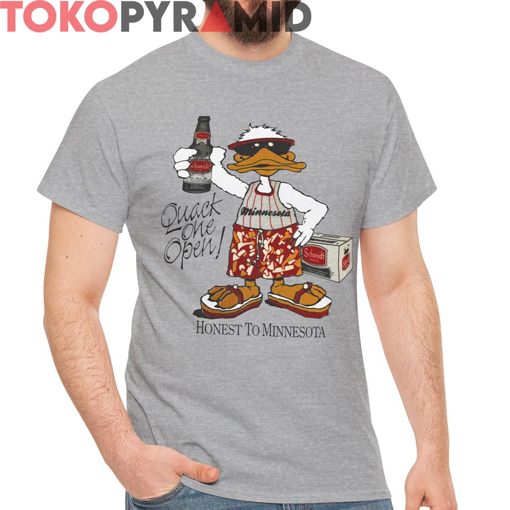 90s Schmidt Beer Duck Minnesota Shirt 90s Schmidt Beer Duck Minnesota Shirt