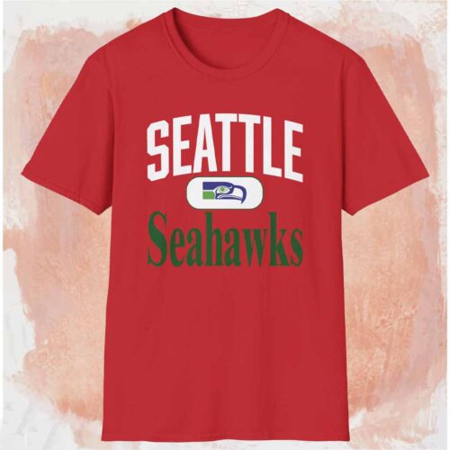 90s Seattle Seahawks Logo Football Shirt Red T shirt 90s Seattle Seahawks Logo Football Shirt Red T shirt