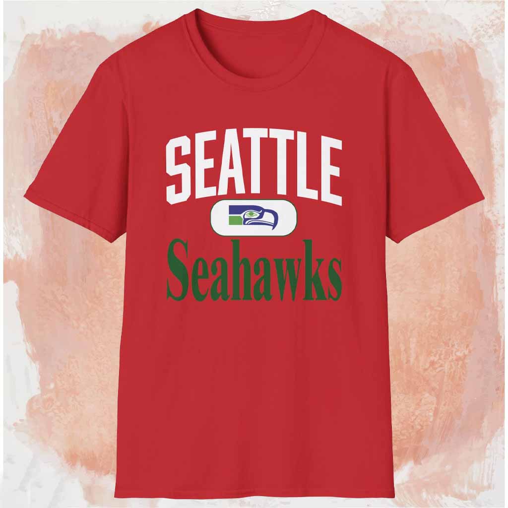 90s Seattle Seahawks Logo Football Shirt Red T shirt 90s Seattle Seahawks Logo Football Shirt Red T shirt