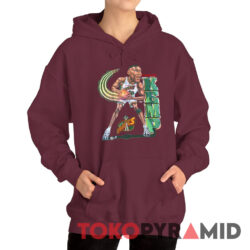 90s Seattle Supersonics Shawn Kemp Caricature Hoodie