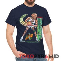 90s Seattle Supersonics Shawn Kemp Caricature Tee
