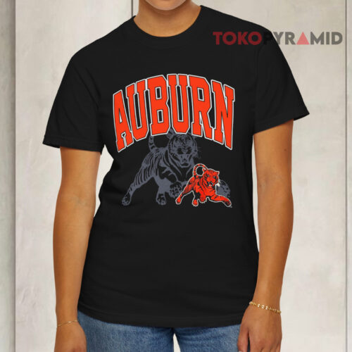 90s Usa Auburn Tigers Ncaa Black T shirt