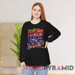 90s Vintage 1999 Dale Jarrett T shirt Nascar Winston Cup Series Champion Black Long sleeved