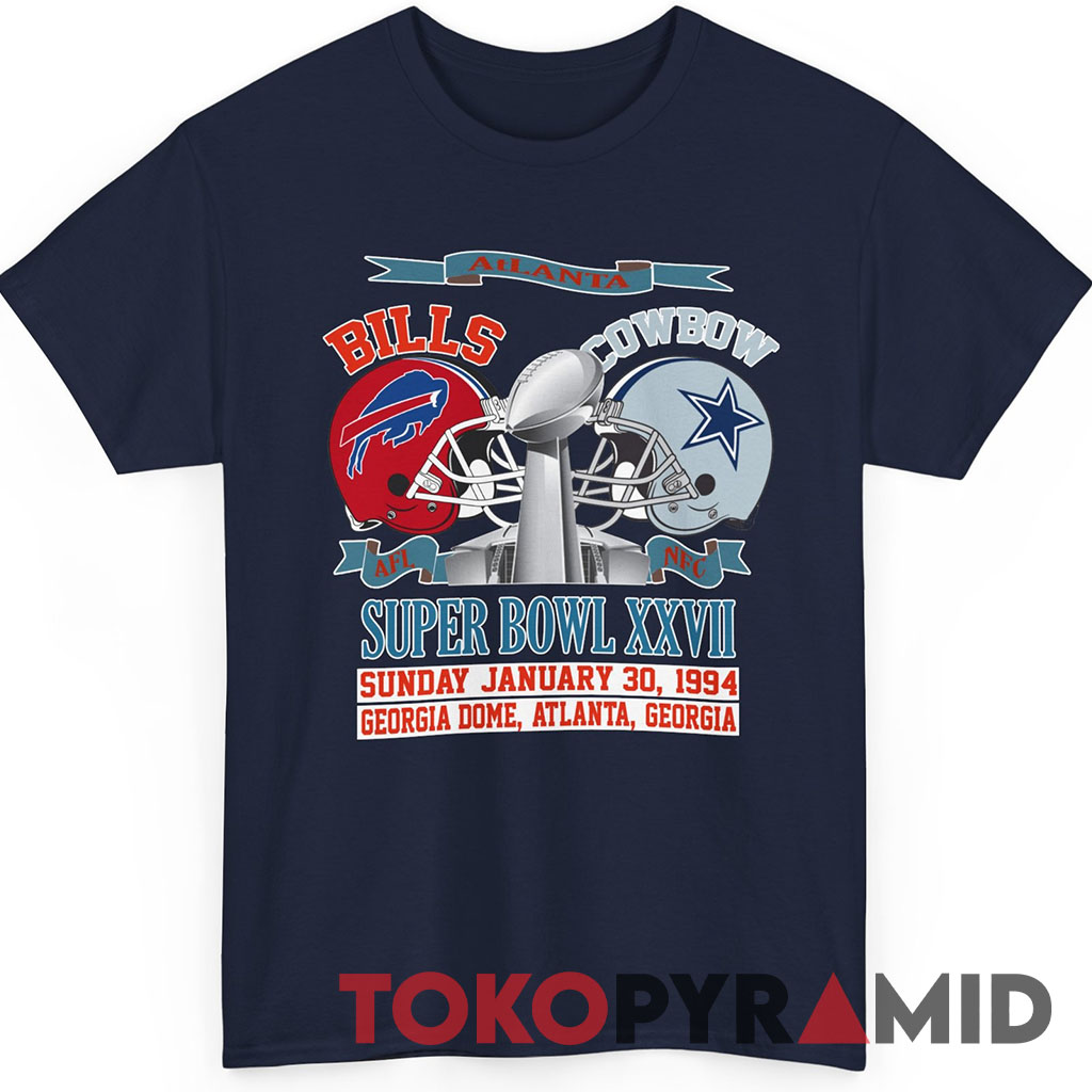 90s Vintage AFL NFC Dallas Cowboys Buffalo Bills 1994 Super Bowl XXVIII Georgia Dome Atlanta Rare Tee 90s Vintage AFL NFC Dallas Cowboys Buffalo Bills 1994 Super Bowl XXVIII Georgia Dome Atlanta Rare Tee