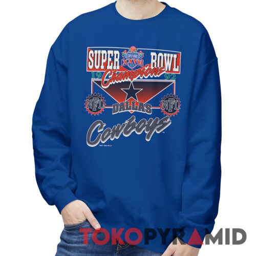 90s Vintage Dallas Cowboys 1992 Super Bowl Champions XXVII NFL Sweatshirt