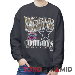 90s Vintage Dallas Cowboys 1992 Super Bowl XXVII World Champions Retro Style Rare Sweatshirt