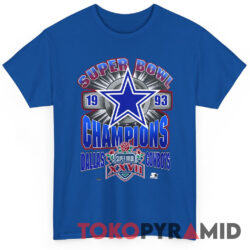 90s Vintage Dallas Cowboys 1993 Super Bowl XXVII Big Logo Rare Tee