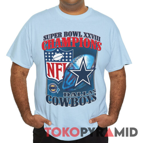 90s Vintage Dallas Cowboys 1994 Super Bowl XXVIII Champions NFL Tee
