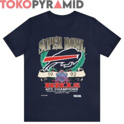 90s Vintage Buffalo Bills 1992 Super Bowl XXVII AFC Champions Rose Bowl Pasadena Rare Sweatshirt 2 90s Vintage Dallas Cowboys Buffalo Bills 1992 Super Bowl XXVII AFC Champions Rose Bowl Pasadena Rare Navy Tee